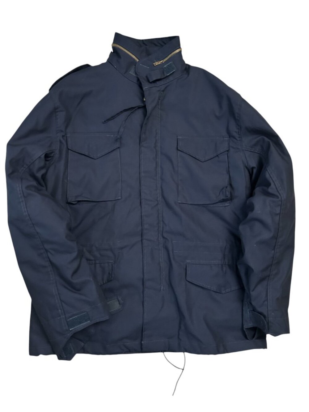 Brandit Men's Size XL Parka Jacket w/ Removable Quilted Lining Blue Hooded NWT